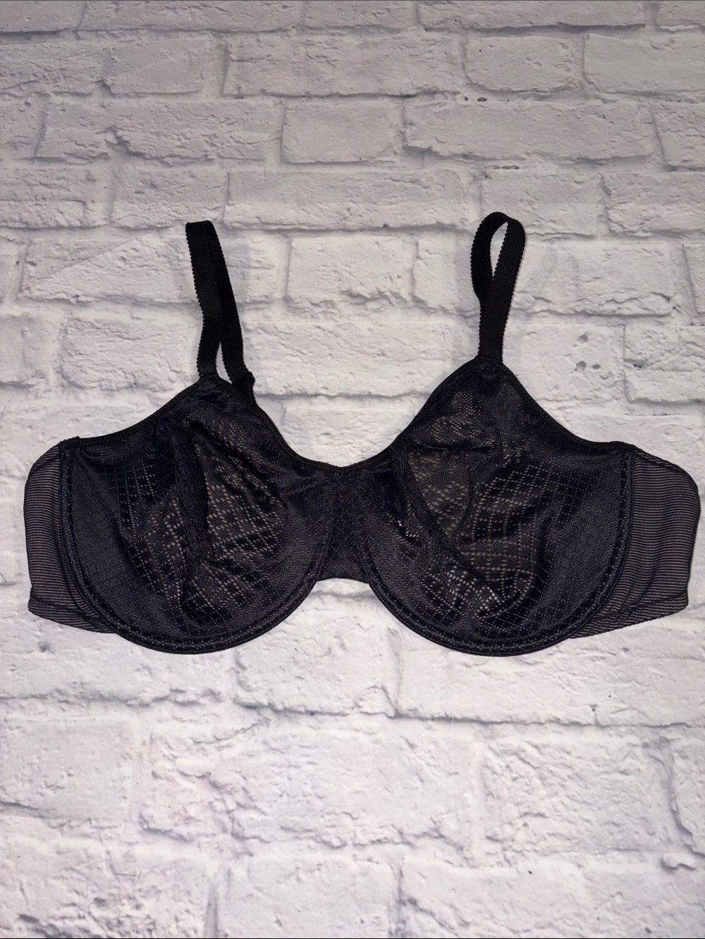 Wacoal Visual Effects Minimizer Bra Black Size 44C #857210
